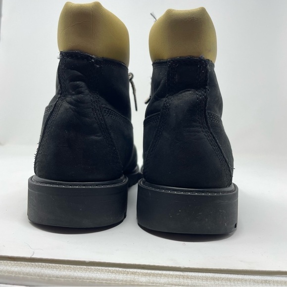 Timberland Hiking Boots – Leather – Black & Yellow – Size 6 - Picture 6 of 10